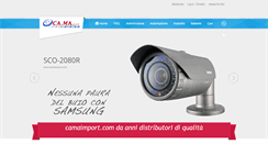 Desktop Screenshot of camaimport.com